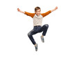 © Syda Productions - happy smiling boy jumping in air