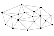 © mirexon - Vector network background abstract polygon triangle and dots