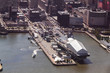Aircraft carrier in Manhattan