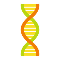 Poster - Flat DNA and molecule symbol