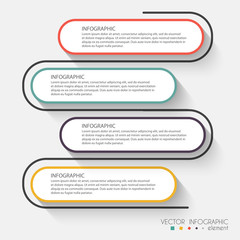 Aufkleber - Vector colorful info graphics for your business presentations.