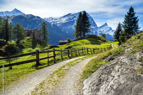 Fototapeta na szkło Via Spluga, Graubünden, Szwajcaria