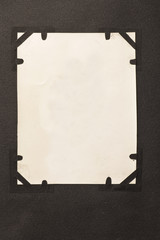 Sticker - antique photo blank with corners background