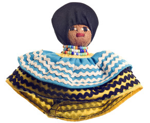 Canvas Print - Vintage Seminole handmade doll