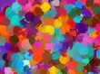 Small colorful brush strokes background. Vector version