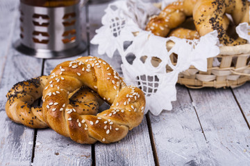 Turkish bagel, simit