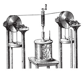 Poster - Joule apparatus for determining the mechanical equivalent of hea