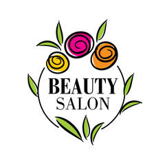 Wall Mural - logo beauty salon