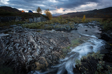 Wall Mural - vor sonnenaufgang im fjäll