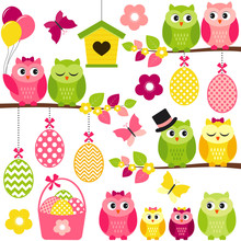 Easter Owls