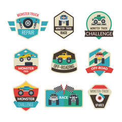 Sticker - Monster Truck Emblems