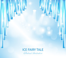 Curtain Ice Fairy Tale