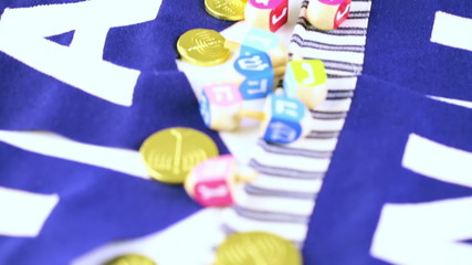 Poster - Chocolates with Star of David for Hanukkah