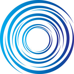 Poster - Blue Swirl Corporate Logo