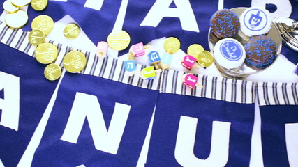 Poster - Chocolates with Star of David for Hanukkah