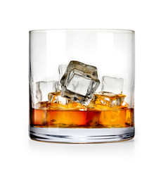 Canvas Print - Glass of scotch whiskey