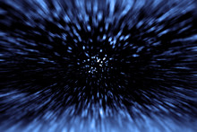 Space Wars Time Travel And Big Bang. Star Hyperspace Warp