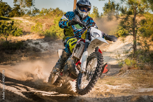 Mata magnetyczna Kierowca roweru Enduro