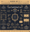 © Extezy - Calligraphic vintage elements. Vector baroque set. Design icons