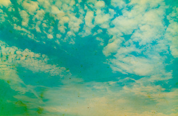 Wall Mural - Grunge image of sky background.