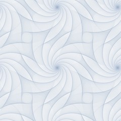 Poster - Blue abstract repeating fractal pattern design