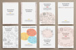 © palau83 - Corporate identity vector templates set with doodles ramadan theme
