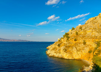 Wall Mural - At Hydra island in Greece