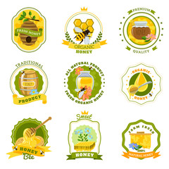 Sticker - Honey Emblems Set