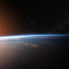 Wall Mural - planet earth from the space. some elements of this image furnish