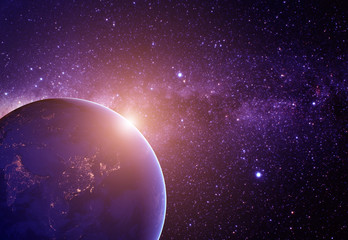 Wall Mural - planet earth from the space. some elements of this image furnish
