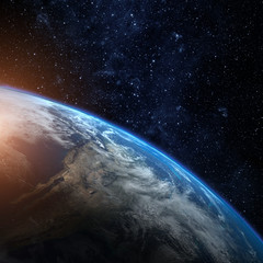 Wall Mural - planet earth from the space. some elements of this image furnish