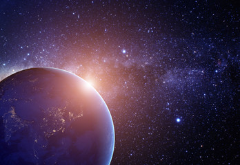 Wall Mural - planet earth from the space. some elements of this image furnish