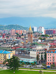 Fototapete - Top view of Batumi, Georgia