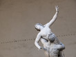 Detail of a Scupture of The Sabine Woman in the Piazza Vecchio, Florence, Italy