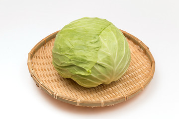 Sticker - 有機栽培採りたて新キャベツ　Fresh cabbage of the organic farming