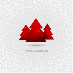 Poster - Christmas tree greeting card