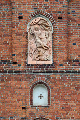 Poster - Church of St. George. Pravdinsk (Friedland), Kaliningrad region,