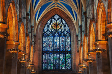 Interiors Of St Giles Cathedral In Edinburgh