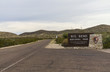 Welcome Sign of Big Bend National Park