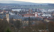 fulda city in germany from above