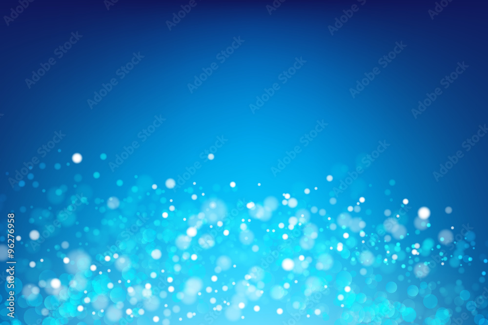 Abstract blue background with light bokeh vector illustration 00 Stock ...