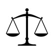 © martialred - Scales of justice flat icon for apps and websites