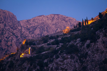 Sticker - Fortress of Kotor, Montenegro