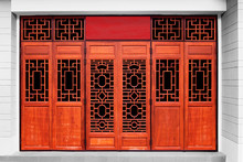 A Door Temple Chinese Style