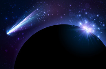 Wall Mural - Earth planet background.