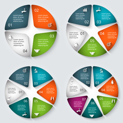 Poster - Vector infographic design template.