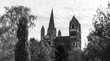 limburger dom in germany black and white