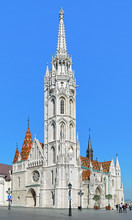 Matthias Church In Buda's Castle District Of Budapest, Hungary