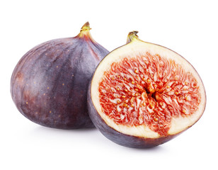 Wall Mural - Figs fruits isolated