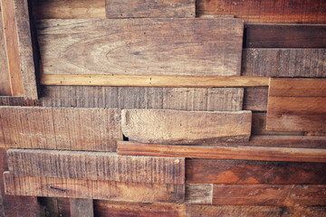 Wall Mural - Old wood background